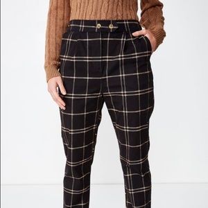 NWT cotton on ava tapered pant